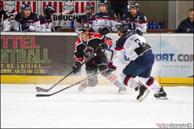 Photo hockey match Epinal  - Angers  le 28/10/2014