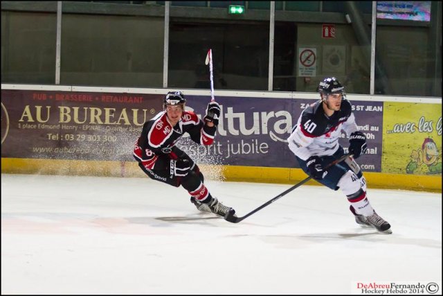 Photo hockey match Epinal  - Angers  le 28/10/2014