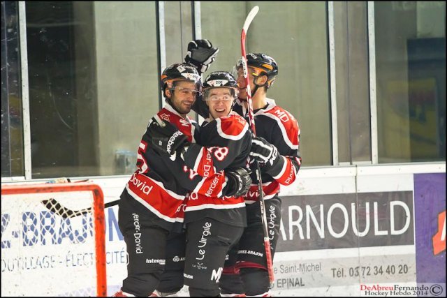 Photo hockey match Epinal  - Angers  le 28/10/2014