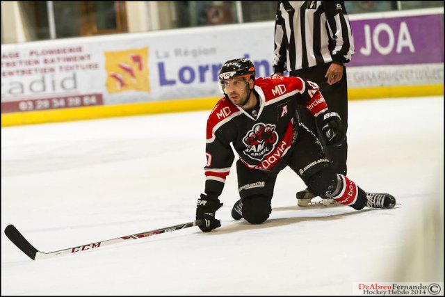 Photo hockey match Epinal  - Angers  le 28/10/2014