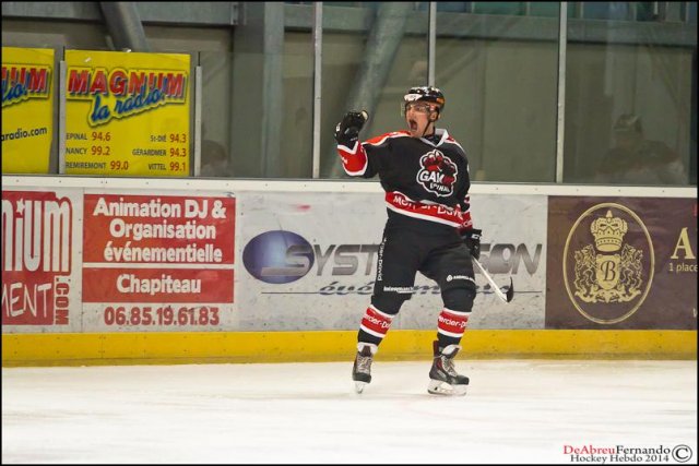 Photo hockey match Epinal  - Angers  le 28/10/2014