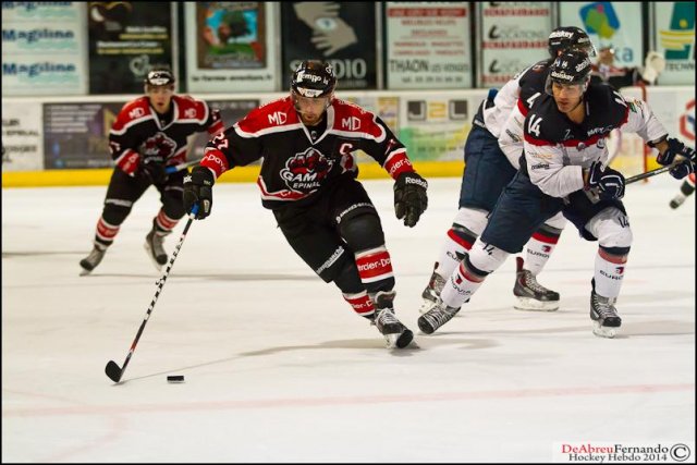 Photo hockey match Epinal  - Angers  le 28/10/2014
