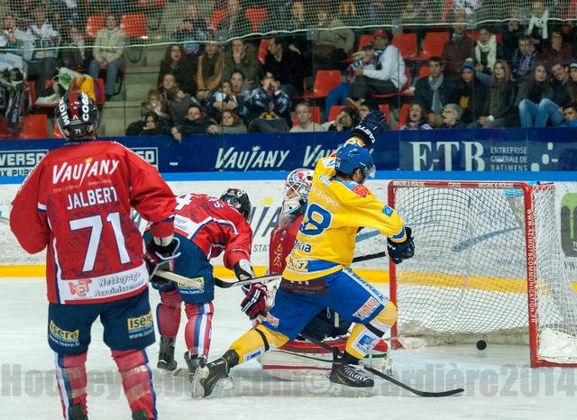 Photo hockey match Grenoble  - Dijon  le 28/10/2014