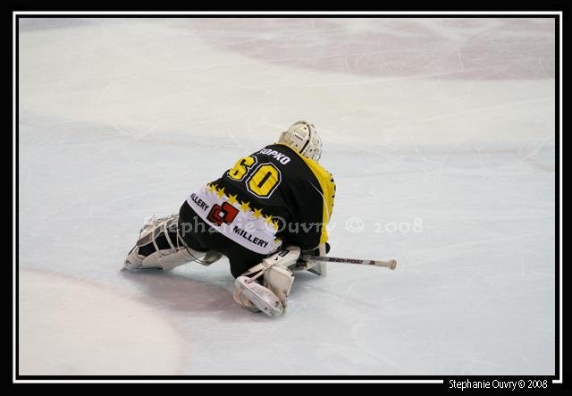 Photo hockey match Rouen - Strasbourg  le 26/12/2008