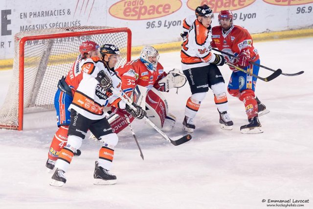 Photo hockey match Lyon - Epinal  le 01/11/2014