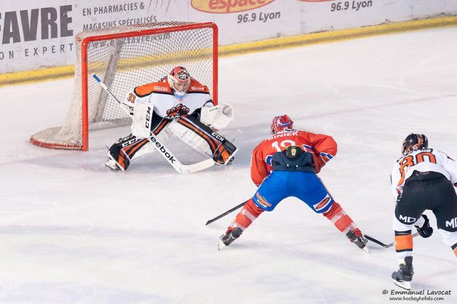 Photo hockey match Lyon - Epinal  le 01/11/2014