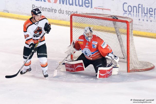 Photo hockey match Lyon - Epinal  le 01/11/2014