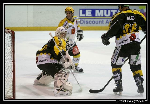 Photo hockey match Rouen - Strasbourg  le 26/12/2008