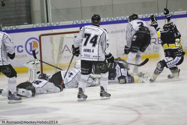Photo hockey match Rouen - Brest  le 01/11/2014