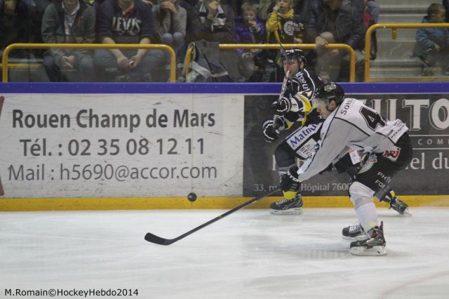 Photo hockey match Rouen - Brest  le 01/11/2014