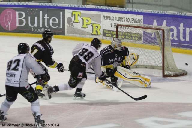 Photo hockey match Rouen - Brest  le 01/11/2014