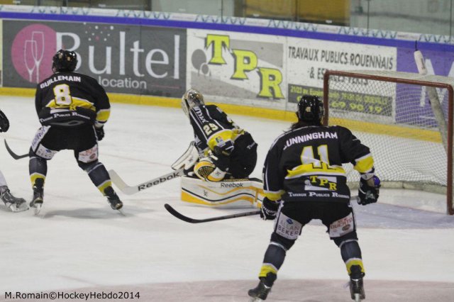 Photo hockey match Rouen - Brest  le 01/11/2014