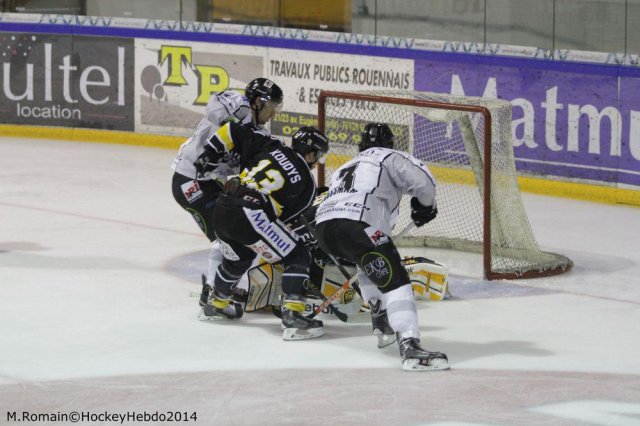 Photo hockey match Rouen - Brest  le 01/11/2014