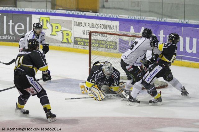 Photo hockey match Rouen - Brest  le 01/11/2014