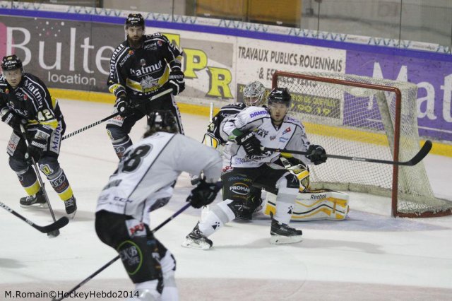 Photo hockey match Rouen - Brest  le 01/11/2014