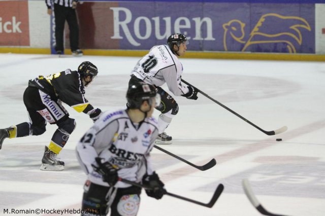 Photo hockey match Rouen - Brest  le 01/11/2014