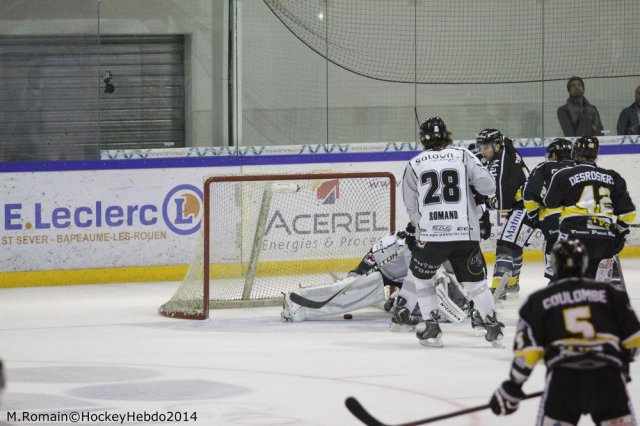 Photo hockey match Rouen - Brest  le 01/11/2014