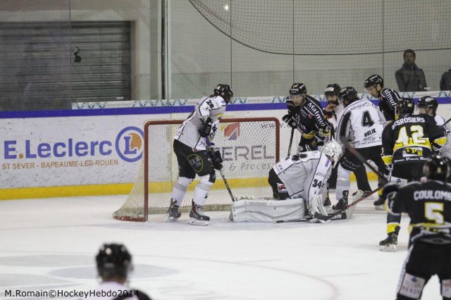 Photo hockey match Rouen - Brest  le 01/11/2014