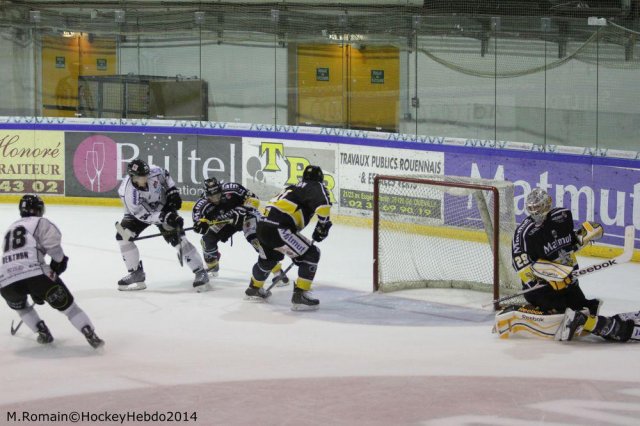 Photo hockey match Rouen - Brest  le 01/11/2014