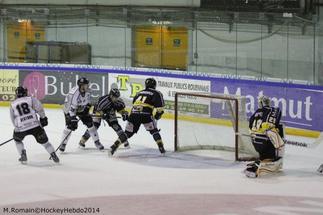 Photo hockey match Rouen - Brest  le 01/11/2014