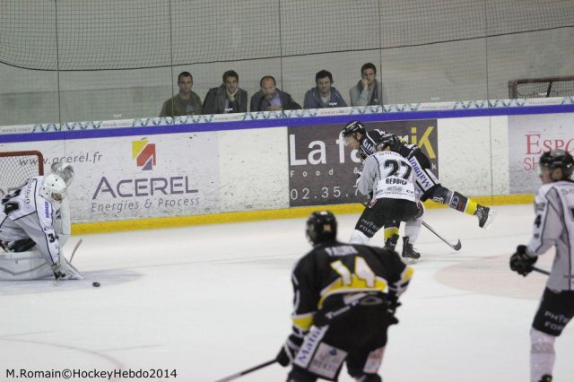 Photo hockey match Rouen - Brest  le 01/11/2014