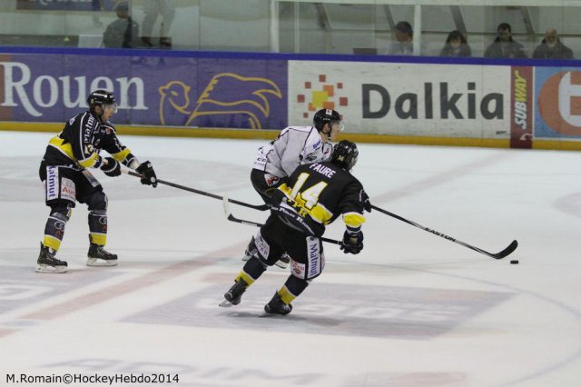 Photo hockey match Rouen - Brest  le 01/11/2014