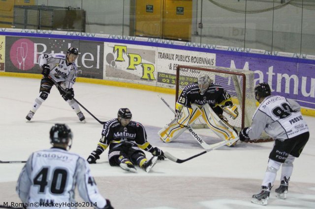 Photo hockey match Rouen - Brest  le 01/11/2014