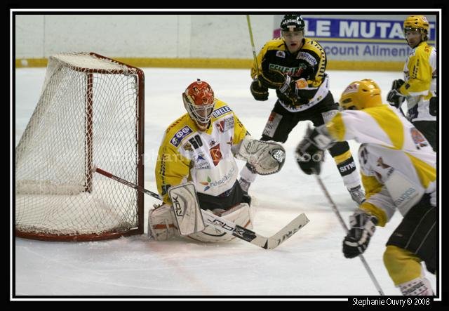 Photo hockey match Rouen - Strasbourg  le 26/12/2008
