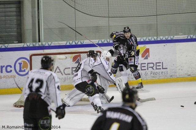 Photo hockey match Rouen - Brest  le 01/11/2014