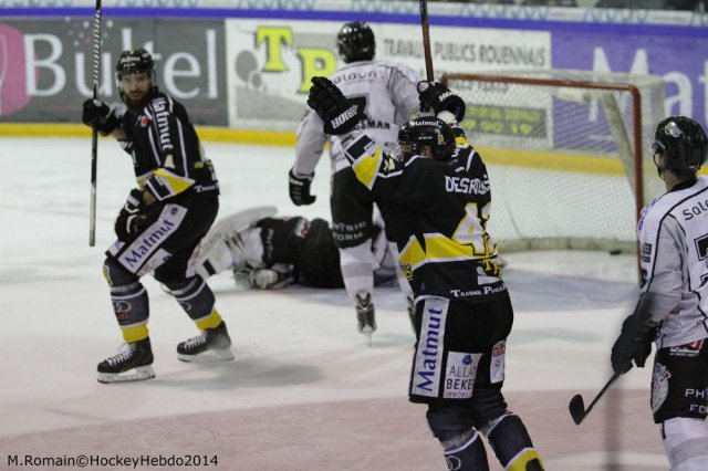 Photo hockey match Rouen - Brest  le 01/11/2014