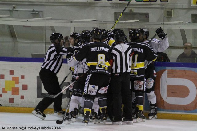 Photo hockey match Rouen - Brest  le 01/11/2014