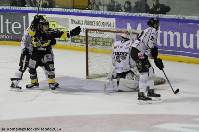 Photo hockey match Rouen - Brest  le 01/11/2014