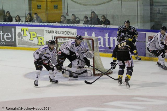 Photo hockey match Rouen - Brest  le 01/11/2014