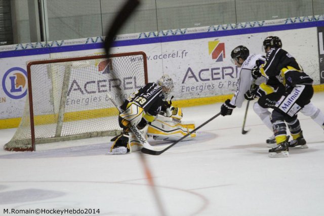 Photo hockey match Rouen - Brest  le 01/11/2014