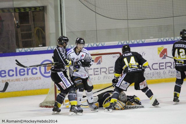 Photo hockey match Rouen - Brest  le 01/11/2014