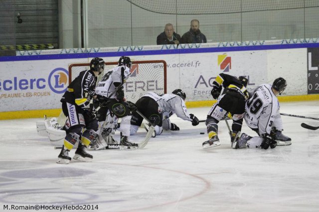 Photo hockey match Rouen - Brest  le 01/11/2014