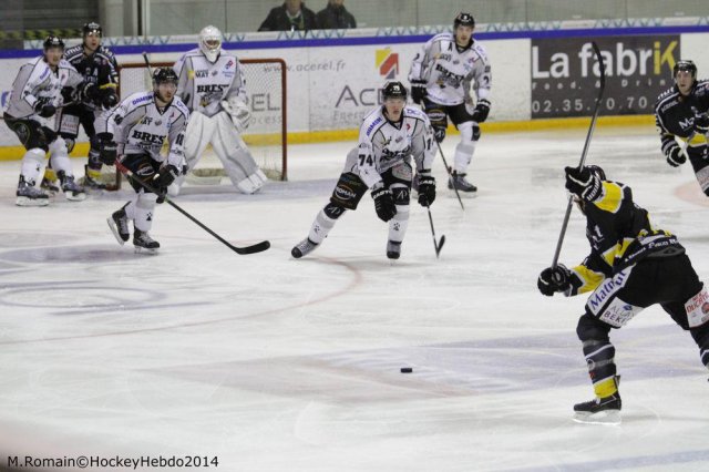 Photo hockey match Rouen - Brest  le 01/11/2014