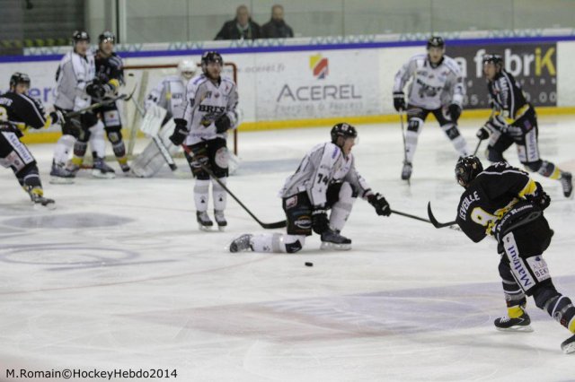Photo hockey match Rouen - Brest  le 01/11/2014
