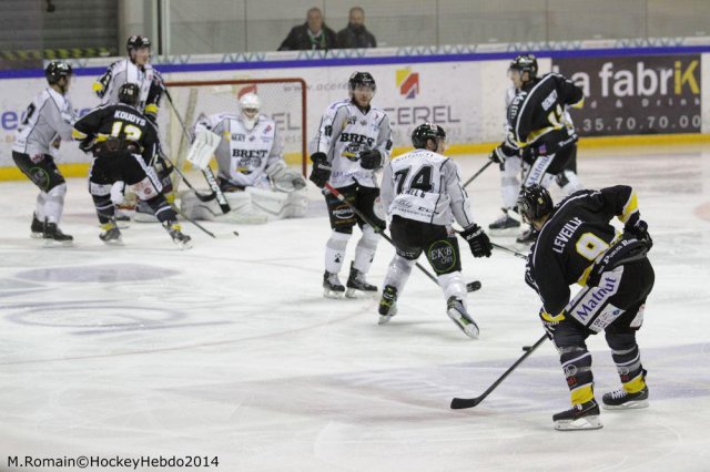 Photo hockey match Rouen - Brest  le 01/11/2014