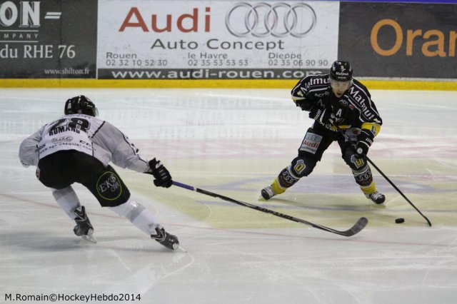 Photo hockey match Rouen - Brest  le 01/11/2014