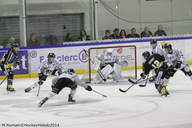 Photo hockey match Rouen - Brest  le 01/11/2014