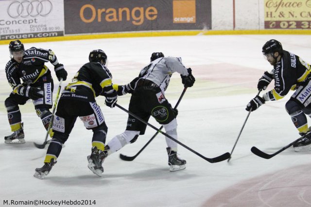 Photo hockey match Rouen - Brest  le 01/11/2014