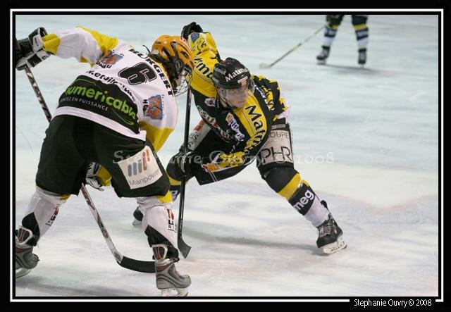 Photo hockey match Rouen - Strasbourg  le 26/12/2008