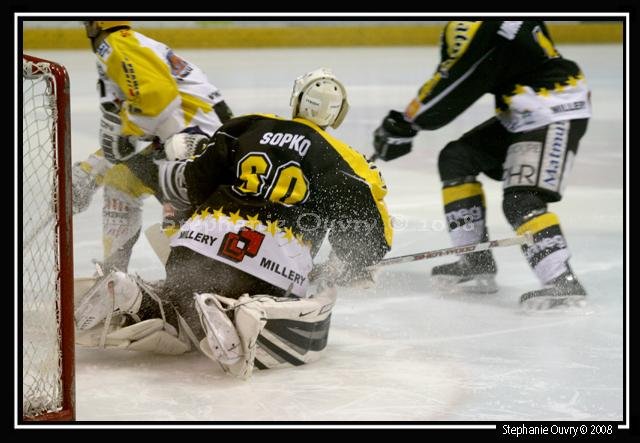 Photo hockey match Rouen - Strasbourg  le 26/12/2008