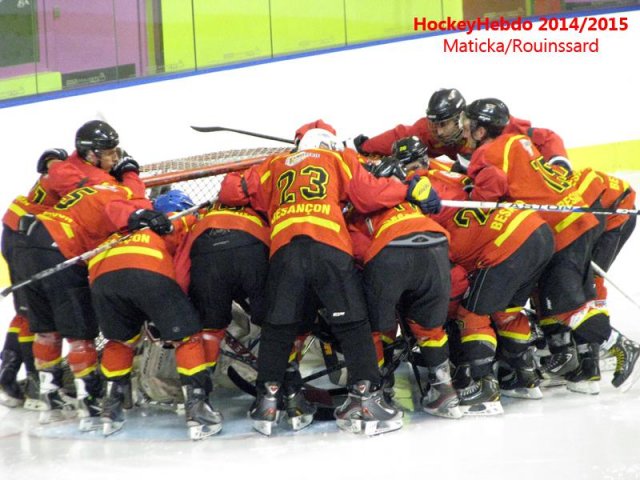 Photo hockey match Besançon - Luxembourg le 08/11/2014