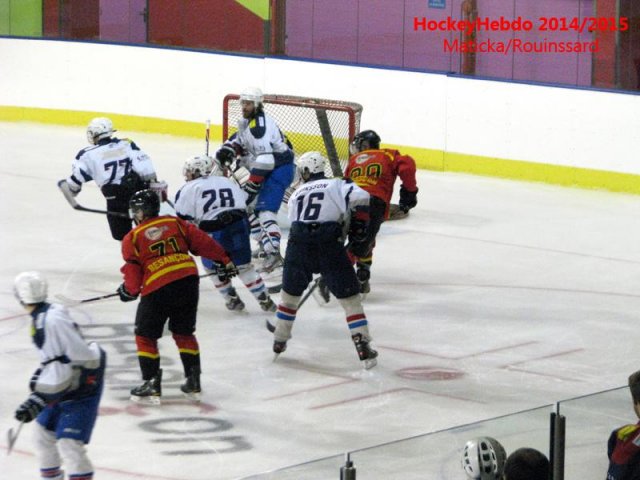 Photo hockey match Besançon - Luxembourg le 08/11/2014