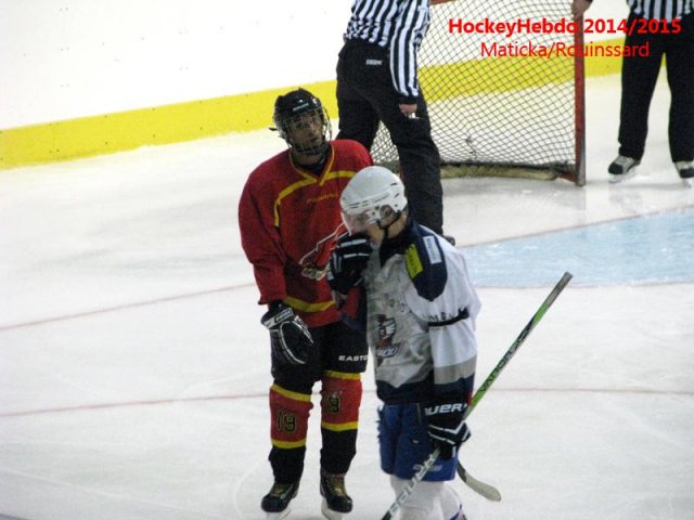 Photo hockey match Besançon - Luxembourg le 08/11/2014