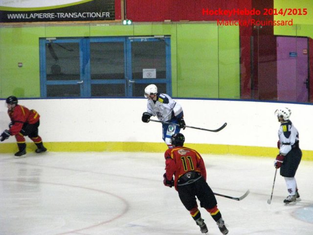 Photo hockey match Besançon - Luxembourg le 08/11/2014