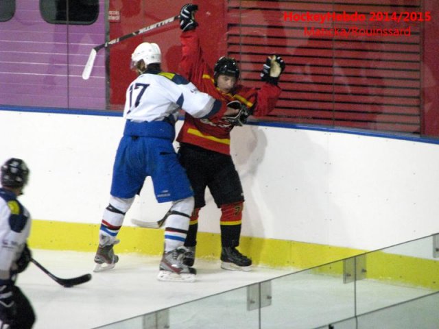 Photo hockey match Besançon - Luxembourg le 08/11/2014