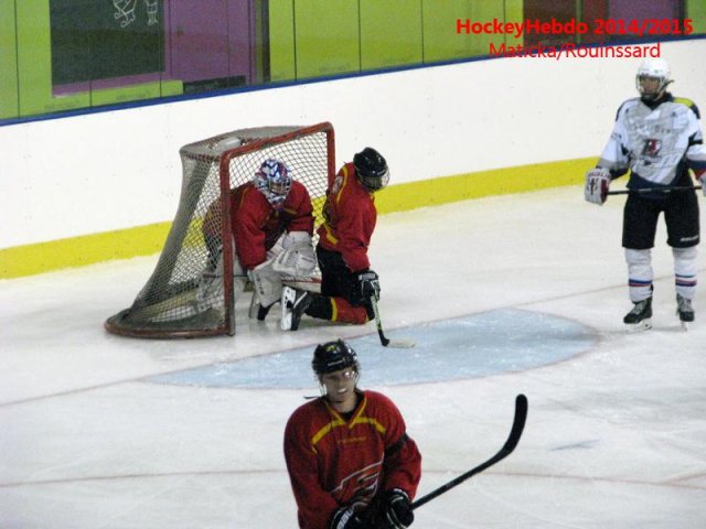 Photo hockey match Besançon - Luxembourg le 08/11/2014